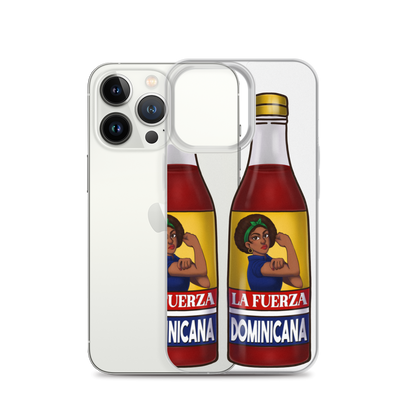 La Fuerza Dominicana iPhone Case  - 2020 - DominicanGirlfriend.com - Frases Dominicanas - República Dominicana Lifestyle Graphic T-Shirts Streetwear & Accessories - New York - Bronx - Washington Heights - Miami - Florida - Boca Chica - USA - Dominican Clothing
