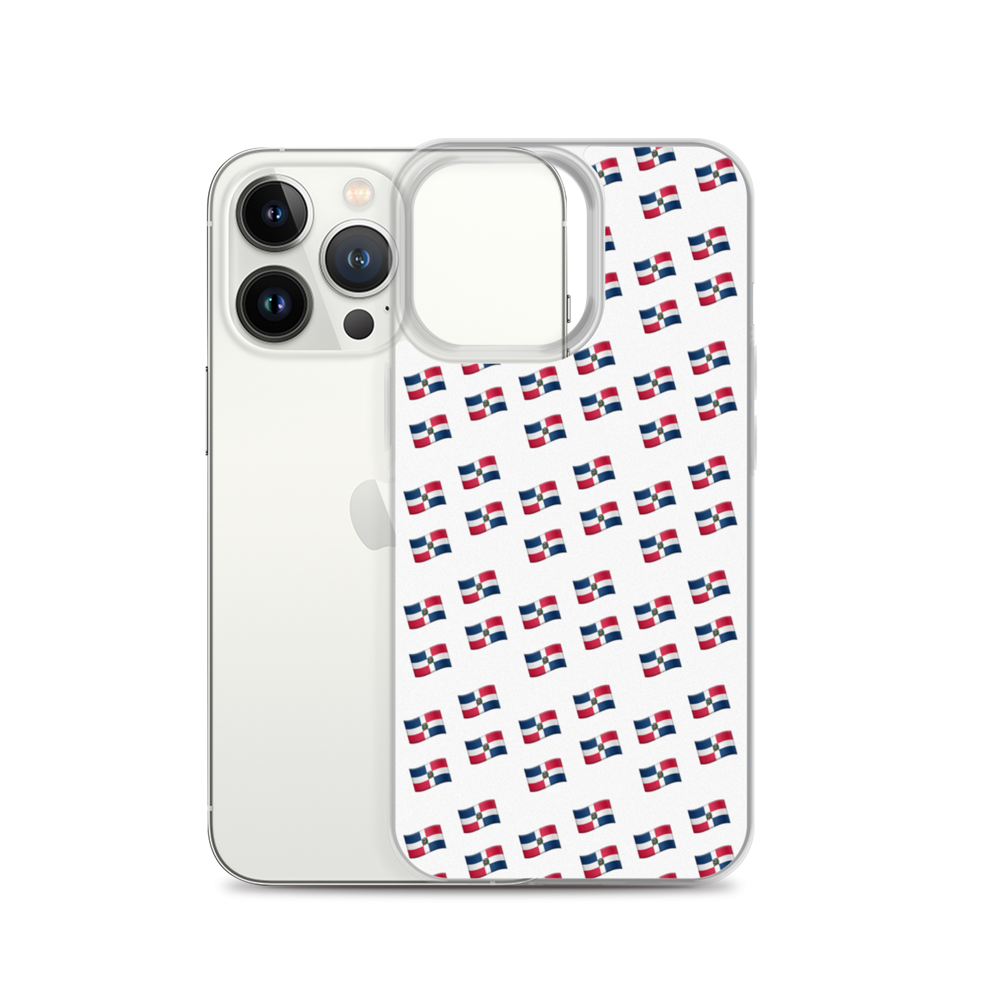 All-Over Emoji República Dominicana Flag iPhone Case  - 2020 - DominicanGirlfriend.com - Frases Dominicanas - República Dominicana Lifestyle Graphic T-Shirts Streetwear & Accessories - New York - Bronx - Washington Heights - Miami - Florida - Boca Chica - USA - Dominican Clothing