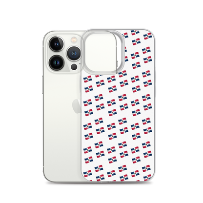 All-Over Emoji República Dominicana Flag iPhone Case  - 2020 - DominicanGirlfriend.com - Frases Dominicanas - República Dominicana Lifestyle Graphic T-Shirts Streetwear & Accessories - New York - Bronx - Washington Heights - Miami - Florida - Boca Chica - USA - Dominican Clothing