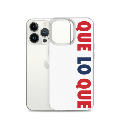 Que Lo Que Dominican iPhone Case  - 2020 - DominicanGirlfriend.com - Frases Dominicanas - República Dominicana Lifestyle Graphic T-Shirts Streetwear & Accessories - New York - Bronx - Washington Heights - Miami - Florida - Boca Chica - USA - Dominican Clothing