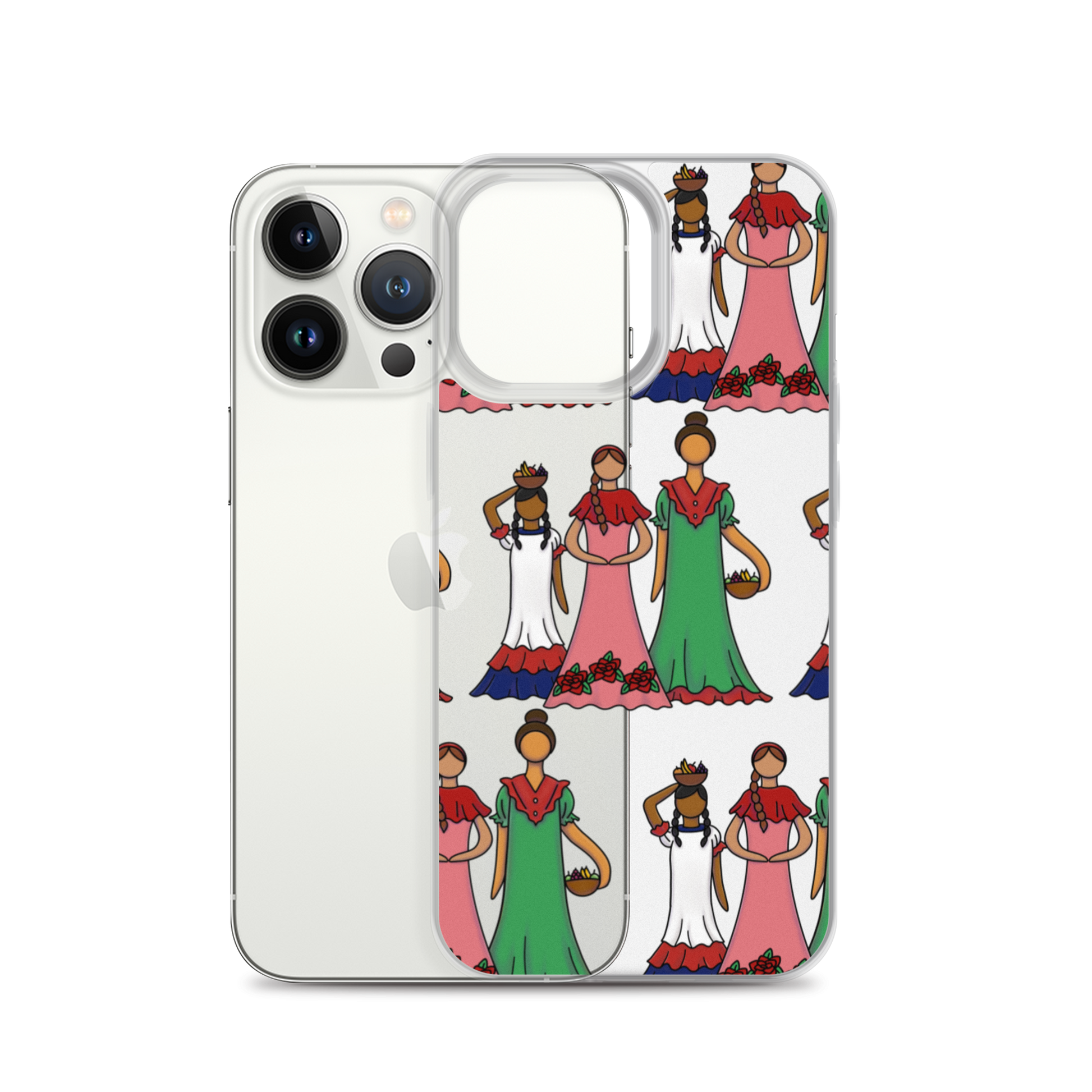 Dominican Faceless Dolls iPhone Case  - 2020 - DominicanGirlfriend.com - Frases Dominicanas - República Dominicana Lifestyle Graphic T-Shirts Streetwear & Accessories - New York - Bronx - Washington Heights - Miami - Florida - Boca Chica - USA - Dominican Clothing