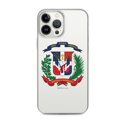 Escudo de la República Dominicana iPhone Case  - 2020 - DominicanGirlfriend.com - Frases Dominicanas - República Dominicana Lifestyle Graphic T-Shirts Streetwear & Accessories - New York - Bronx - Washington Heights - Miami - Florida - Boca Chica - USA - Dominican Clothing