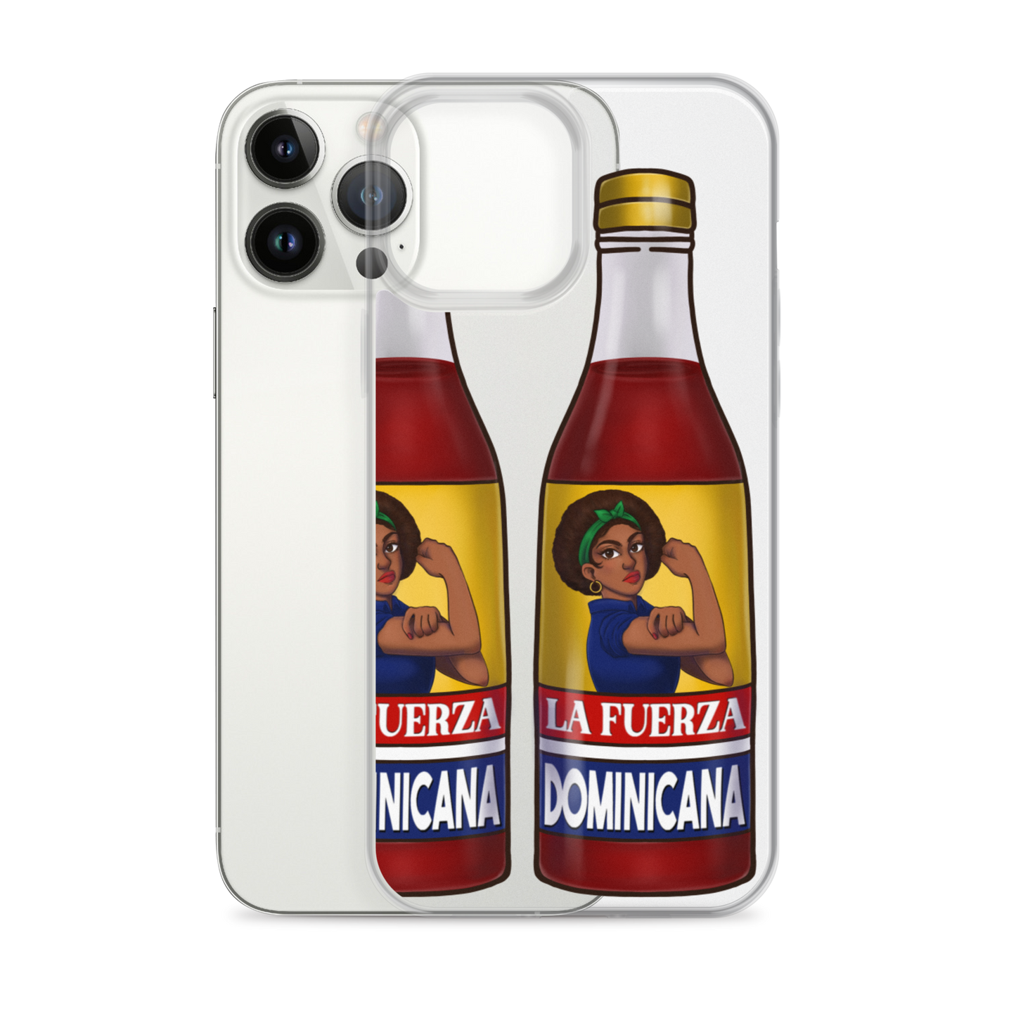 La Fuerza Dominicana iPhone Case  - 2020 - DominicanGirlfriend.com - Frases Dominicanas - República Dominicana Lifestyle Graphic T-Shirts Streetwear & Accessories - New York - Bronx - Washington Heights - Miami - Florida - Boca Chica - USA - Dominican Clothing