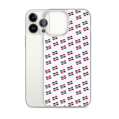 All-Over Emoji República Dominicana Flag iPhone Case  - 2020 - DominicanGirlfriend.com - Frases Dominicanas - República Dominicana Lifestyle Graphic T-Shirts Streetwear & Accessories - New York - Bronx - Washington Heights - Miami - Florida - Boca Chica - USA - Dominican Clothing
