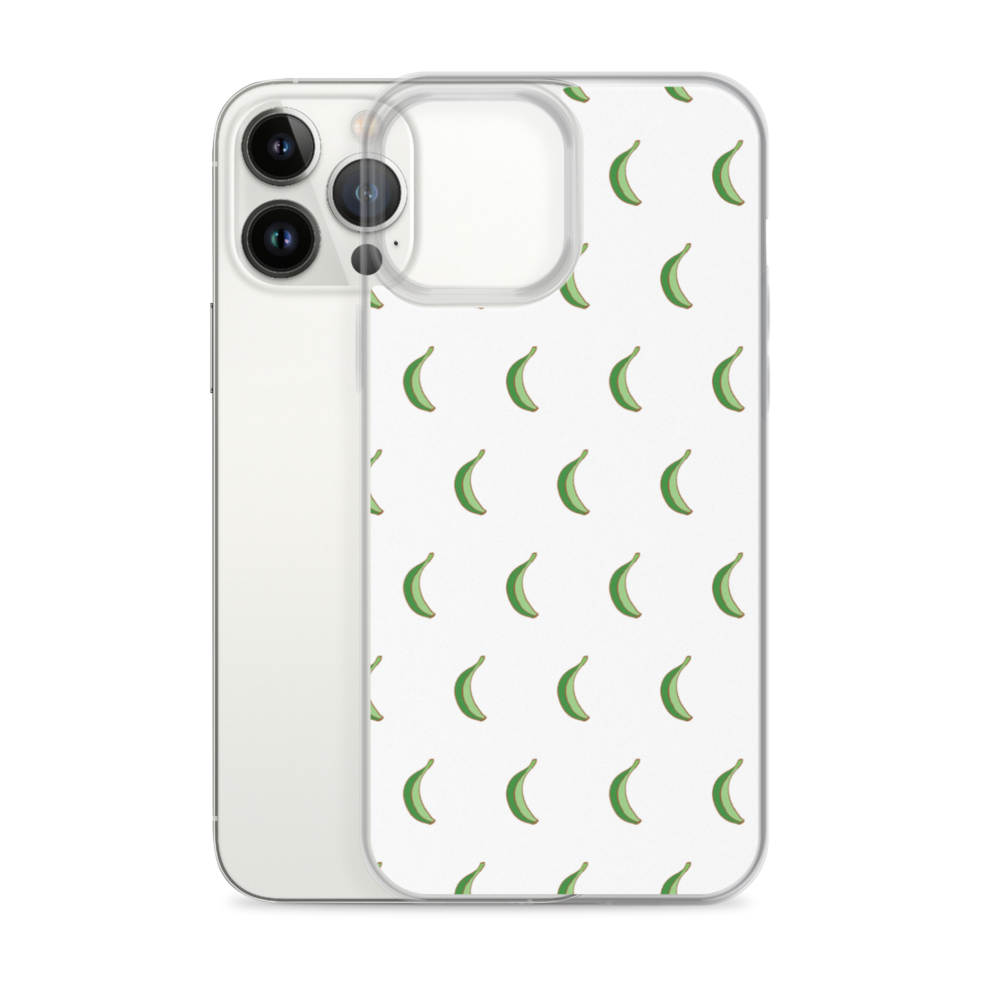 Platano All-Over Dominican iPhone Case (White)  - 2020 - DominicanGirlfriend.com - Frases Dominicanas - República Dominicana Lifestyle Graphic T-Shirts Streetwear & Accessories - New York - Bronx - Washington Heights - Miami - Florida - Boca Chica - USA - Dominican Clothing