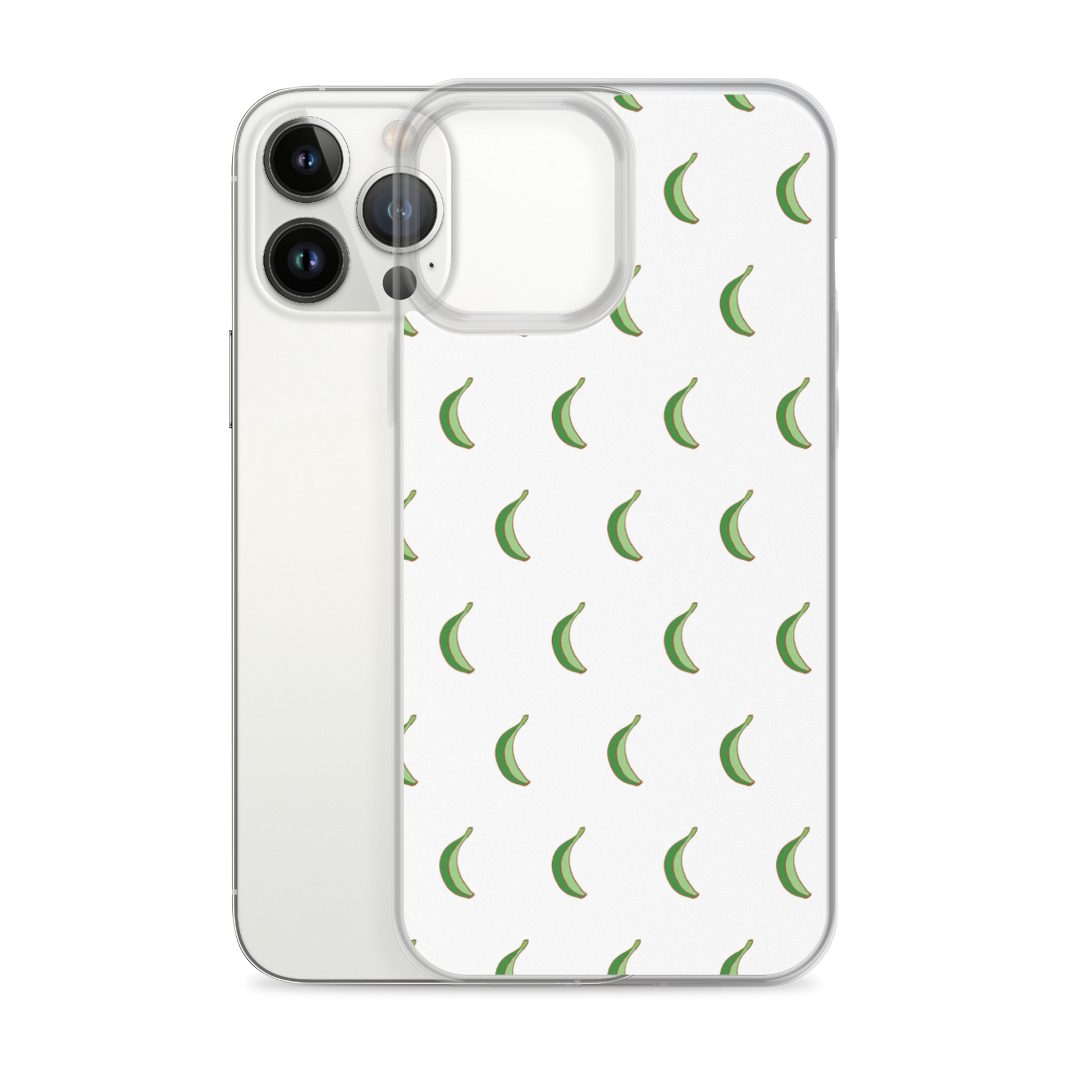 Platano All-Over Dominican iPhone Case (White)  - 2020 - DominicanGirlfriend.com - Frases Dominicanas - República Dominicana Lifestyle Graphic T-Shirts Streetwear & Accessories - New York - Bronx - Washington Heights - Miami - Florida - Boca Chica - USA - Dominican Clothing