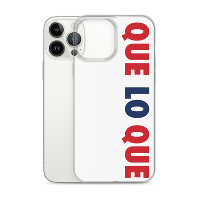 Que Lo Que Dominican iPhone Case  - 2020 - DominicanGirlfriend.com - Frases Dominicanas - República Dominicana Lifestyle Graphic T-Shirts Streetwear & Accessories - New York - Bronx - Washington Heights - Miami - Florida - Boca Chica - USA - Dominican Clothing