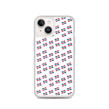 All-Over Emoji República Dominicana Flag iPhone Case  - 2020 - DominicanGirlfriend.com - Frases Dominicanas - República Dominicana Lifestyle Graphic T-Shirts Streetwear & Accessories - New York - Bronx - Washington Heights - Miami - Florida - Boca Chica - USA - Dominican Clothing
