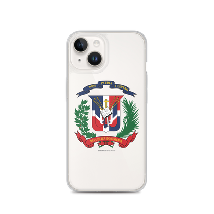 Escudo de la República Dominicana iPhone Case  - 2020 - DominicanGirlfriend.com - Frases Dominicanas - República Dominicana Lifestyle Graphic T-Shirts Streetwear & Accessories - New York - Bronx - Washington Heights - Miami - Florida - Boca Chica - USA - Dominican Clothing