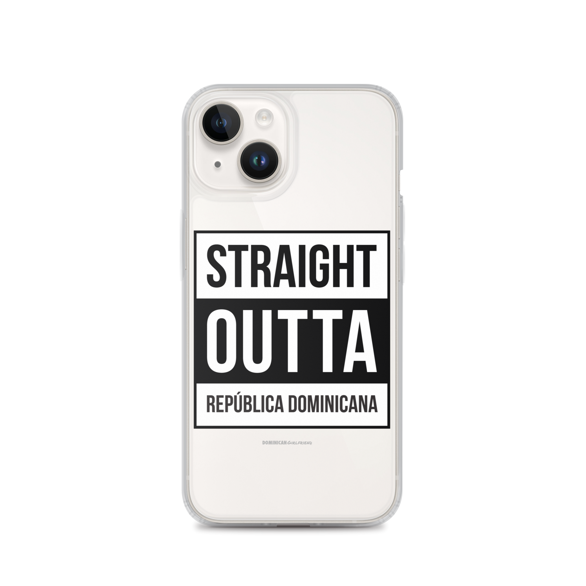 Straight Outta República Dominicana iPhone Case  - 2020 - DominicanGirlfriend.com - Frases Dominicanas - República Dominicana Lifestyle Graphic T-Shirts Streetwear & Accessories - New York - Bronx - Washington Heights - Miami - Florida - Boca Chica - USA - Dominican Clothing