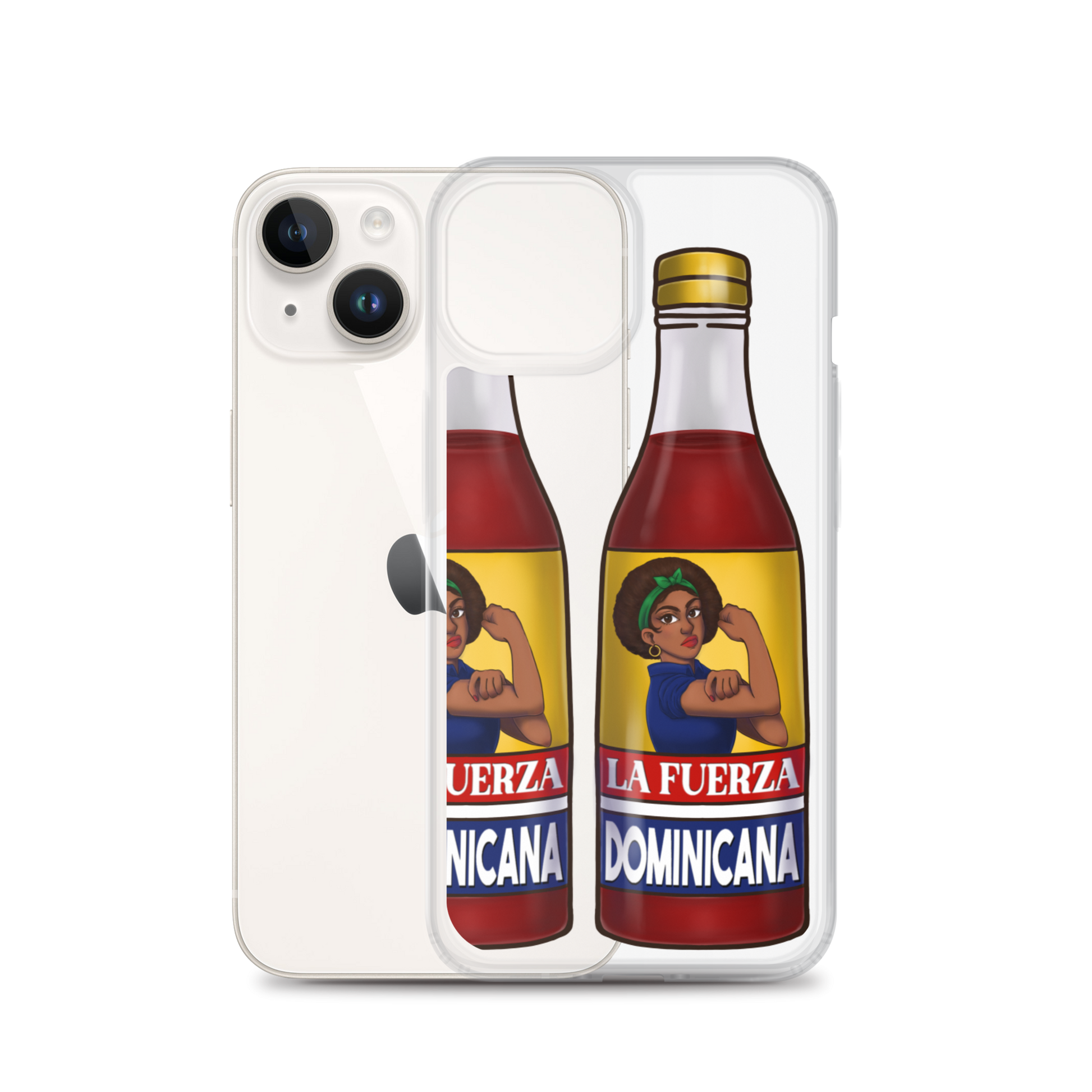 La Fuerza Dominicana iPhone Case  - 2020 - DominicanGirlfriend.com - Frases Dominicanas - República Dominicana Lifestyle Graphic T-Shirts Streetwear & Accessories - New York - Bronx - Washington Heights - Miami - Florida - Boca Chica - USA - Dominican Clothing