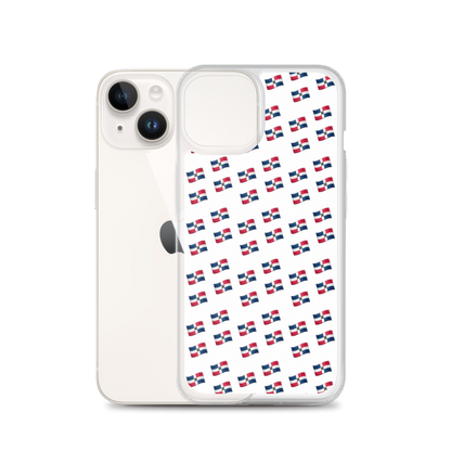 All-Over Emoji República Dominicana Flag iPhone Case  - 2020 - DominicanGirlfriend.com - Frases Dominicanas - República Dominicana Lifestyle Graphic T-Shirts Streetwear & Accessories - New York - Bronx - Washington Heights - Miami - Florida - Boca Chica - USA - Dominican Clothing