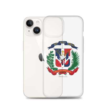 Escudo de la República Dominicana iPhone Case  - 2020 - DominicanGirlfriend.com - Frases Dominicanas - República Dominicana Lifestyle Graphic T-Shirts Streetwear & Accessories - New York - Bronx - Washington Heights - Miami - Florida - Boca Chica - USA - Dominican Clothing