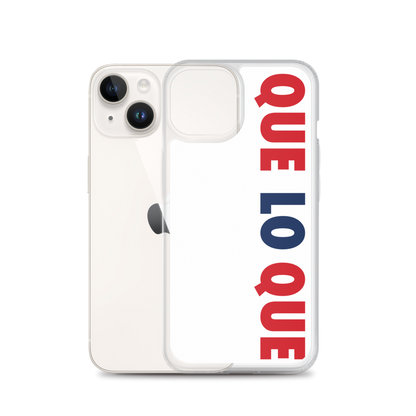 Que Lo Que Dominican iPhone Case  - 2020 - DominicanGirlfriend.com - Frases Dominicanas - República Dominicana Lifestyle Graphic T-Shirts Streetwear & Accessories - New York - Bronx - Washington Heights - Miami - Florida - Boca Chica - USA - Dominican Clothing