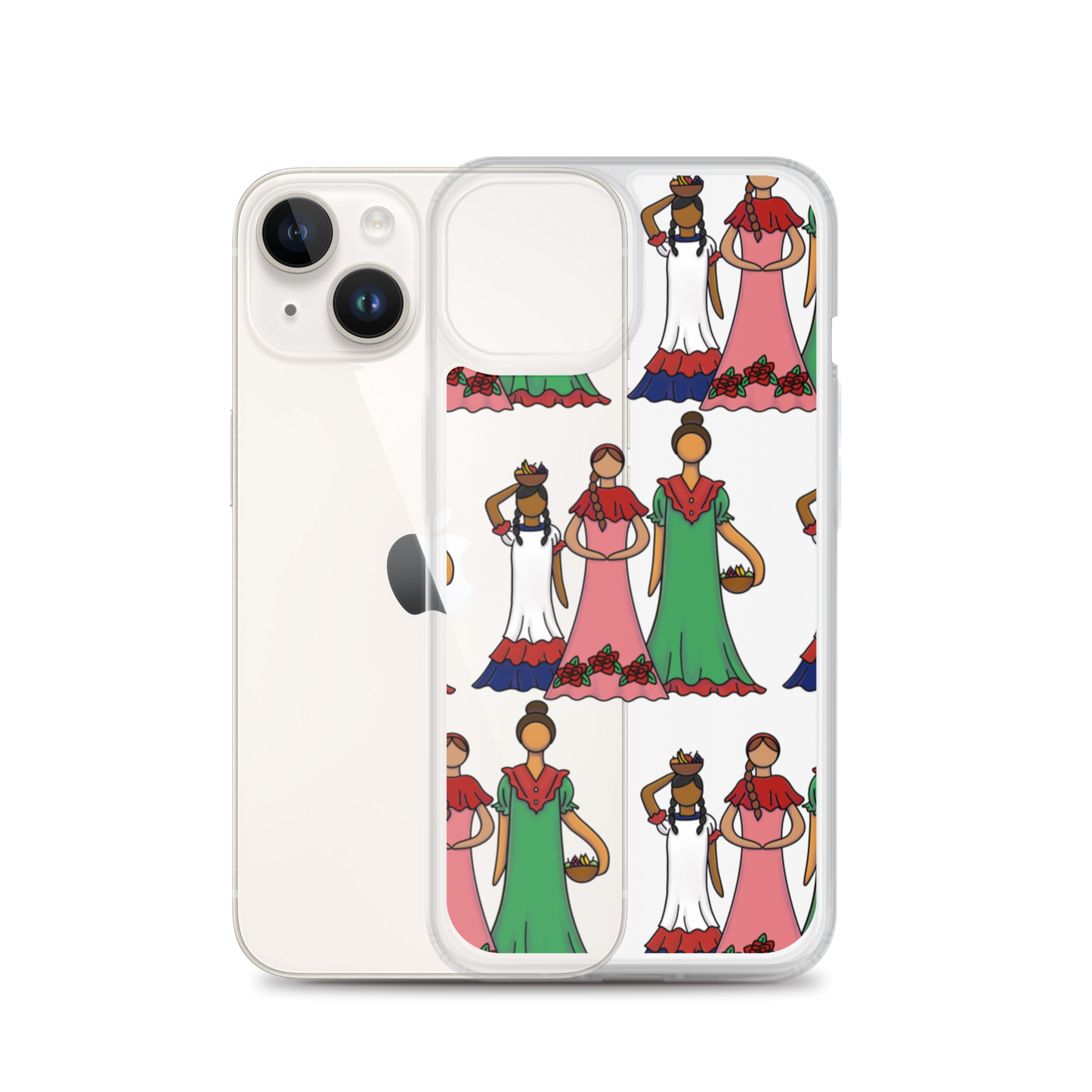 Dominican Faceless Dolls iPhone Case  - 2020 - DominicanGirlfriend.com - Frases Dominicanas - República Dominicana Lifestyle Graphic T-Shirts Streetwear & Accessories - New York - Bronx - Washington Heights - Miami - Florida - Boca Chica - USA - Dominican Clothing