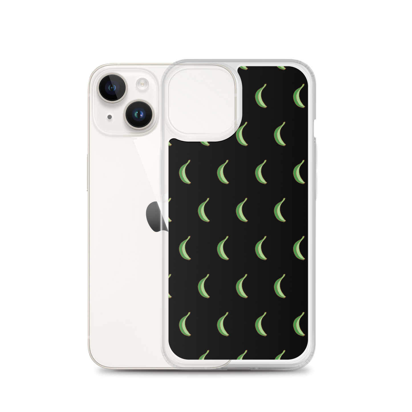 Platano All-Over Dominican iPhone Case (Black)  - 2020 - DominicanGirlfriend.com - Frases Dominicanas - República Dominicana Lifestyle Graphic T-Shirts Streetwear & Accessories - New York - Bronx - Washington Heights - Miami - Florida - Boca Chica - USA - Dominican Clothing