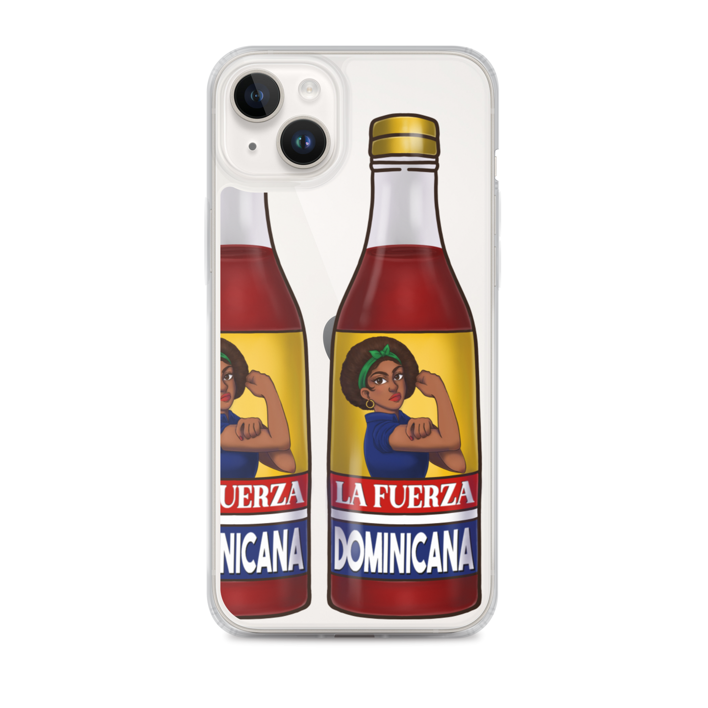 La Fuerza Dominicana iPhone Case  - 2020 - DominicanGirlfriend.com - Frases Dominicanas - República Dominicana Lifestyle Graphic T-Shirts Streetwear & Accessories - New York - Bronx - Washington Heights - Miami - Florida - Boca Chica - USA - Dominican Clothing