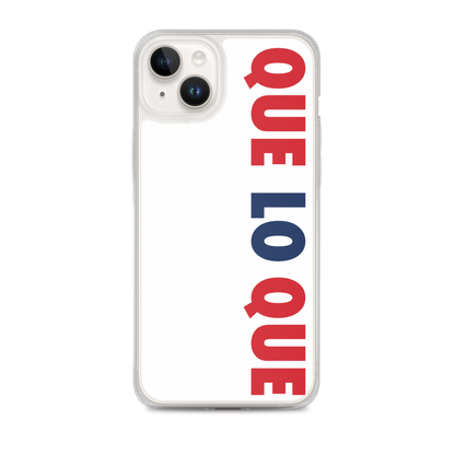Que Lo Que Dominican iPhone Case  - 2020 - DominicanGirlfriend.com - Frases Dominicanas - República Dominicana Lifestyle Graphic T-Shirts Streetwear & Accessories - New York - Bronx - Washington Heights - Miami - Florida - Boca Chica - USA - Dominican Clothing