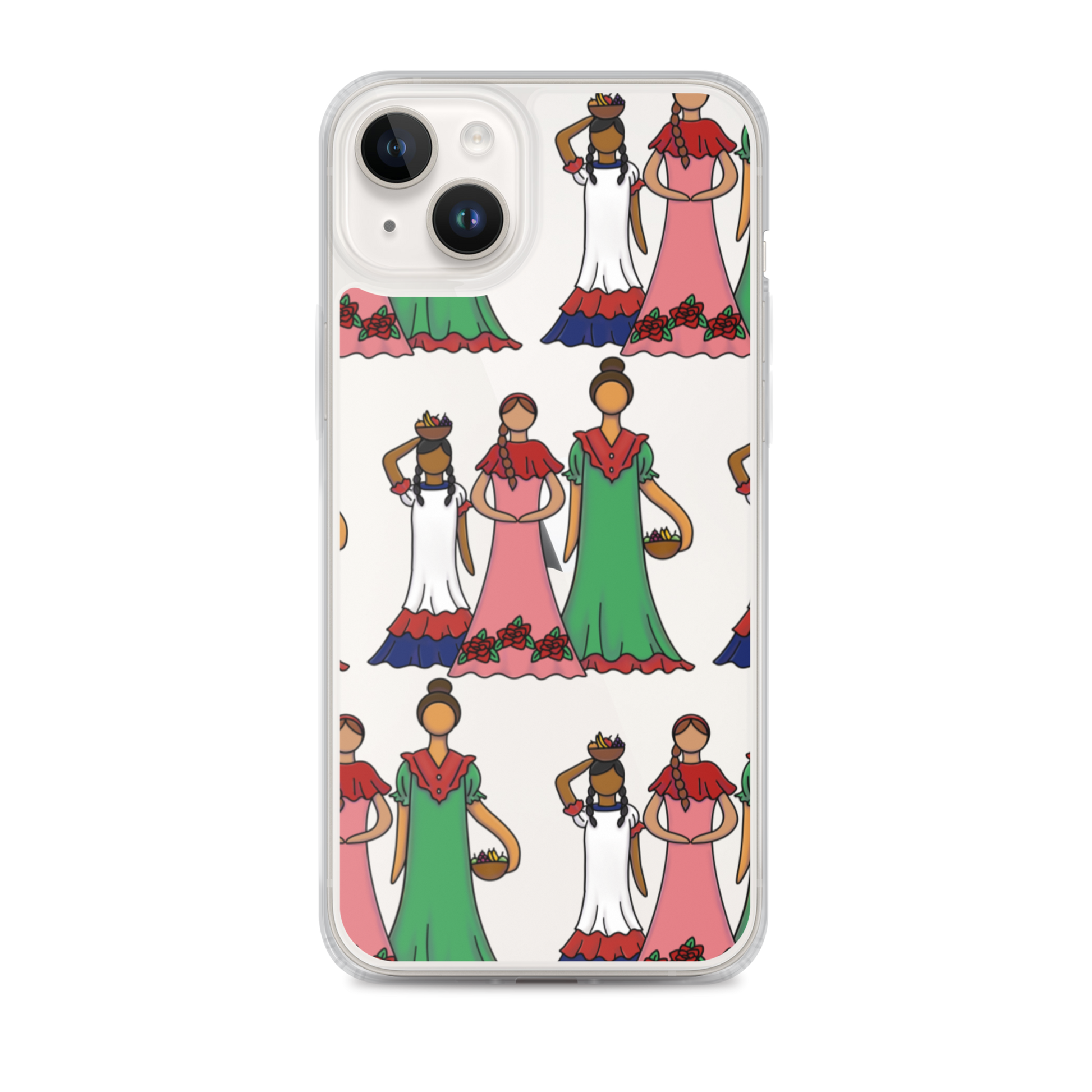 Dominican Faceless Dolls iPhone Case  - 2020 - DominicanGirlfriend.com - Frases Dominicanas - República Dominicana Lifestyle Graphic T-Shirts Streetwear & Accessories - New York - Bronx - Washington Heights - Miami - Florida - Boca Chica - USA - Dominican Clothing