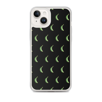 Platano All-Over Dominican iPhone Case (Black)  - 2020 - DominicanGirlfriend.com - Frases Dominicanas - República Dominicana Lifestyle Graphic T-Shirts Streetwear & Accessories - New York - Bronx - Washington Heights - Miami - Florida - Boca Chica - USA - Dominican Clothing