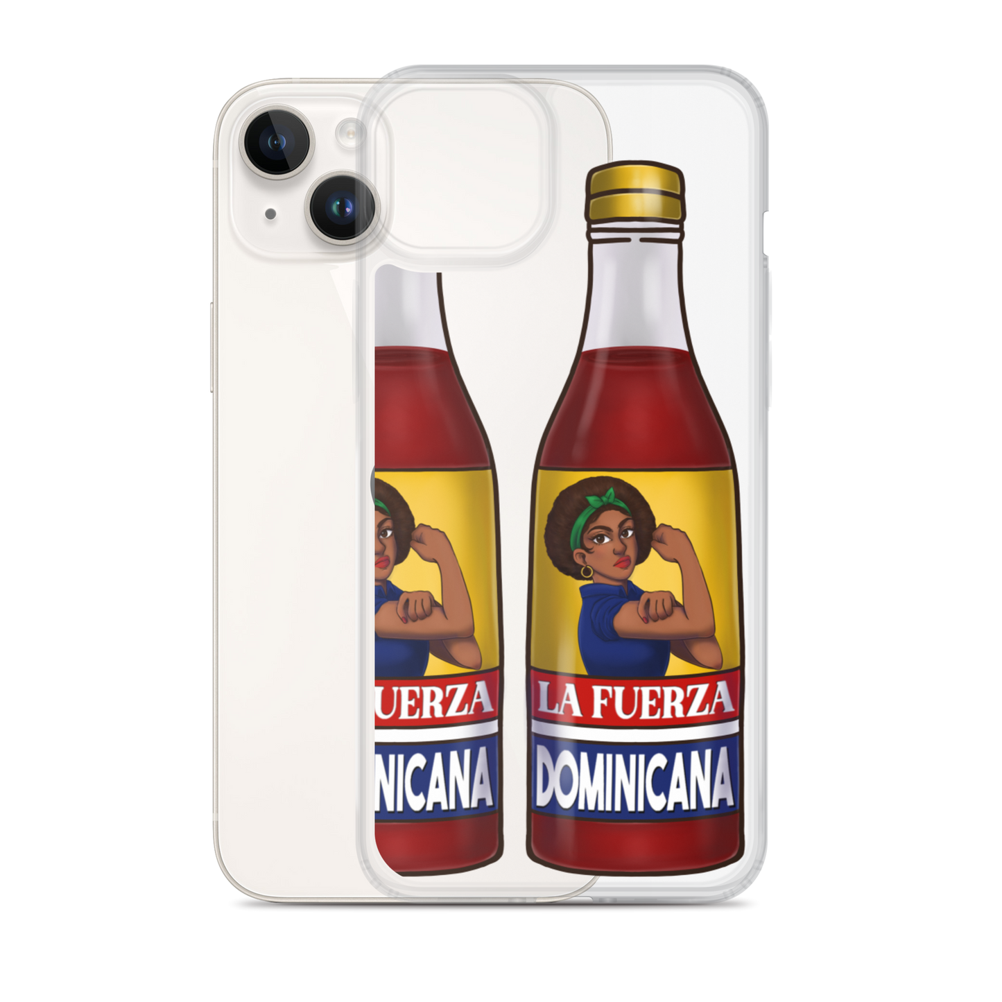 La Fuerza Dominicana iPhone Case  - 2020 - DominicanGirlfriend.com - Frases Dominicanas - República Dominicana Lifestyle Graphic T-Shirts Streetwear & Accessories - New York - Bronx - Washington Heights - Miami - Florida - Boca Chica - USA - Dominican Clothing