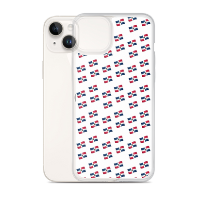 All-Over Emoji República Dominicana Flag iPhone Case  - 2020 - DominicanGirlfriend.com - Frases Dominicanas - República Dominicana Lifestyle Graphic T-Shirts Streetwear & Accessories - New York - Bronx - Washington Heights - Miami - Florida - Boca Chica - USA - Dominican Clothing