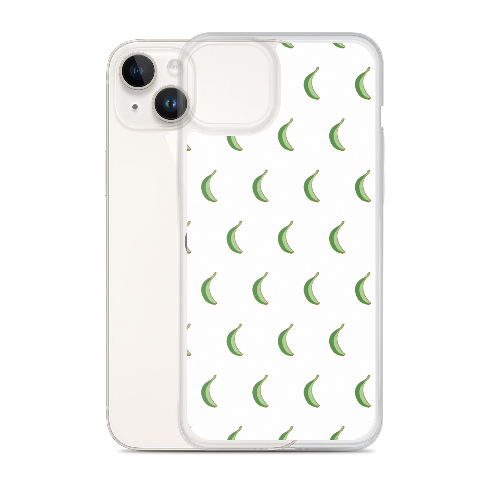 Platano All-Over Dominican iPhone Case (White)  - 2020 - DominicanGirlfriend.com - Frases Dominicanas - República Dominicana Lifestyle Graphic T-Shirts Streetwear & Accessories - New York - Bronx - Washington Heights - Miami - Florida - Boca Chica - USA - Dominican Clothing