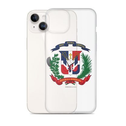 Escudo de la República Dominicana iPhone Case  - 2020 - DominicanGirlfriend.com - Frases Dominicanas - República Dominicana Lifestyle Graphic T-Shirts Streetwear & Accessories - New York - Bronx - Washington Heights - Miami - Florida - Boca Chica - USA - Dominican Clothing