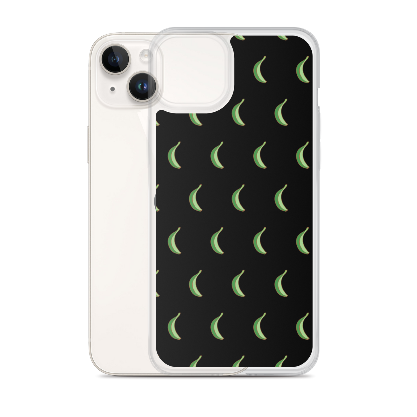 Platano All-Over Dominican iPhone Case (Black)  - 2020 - DominicanGirlfriend.com - Frases Dominicanas - República Dominicana Lifestyle Graphic T-Shirts Streetwear & Accessories - New York - Bronx - Washington Heights - Miami - Florida - Boca Chica - USA - Dominican Clothing