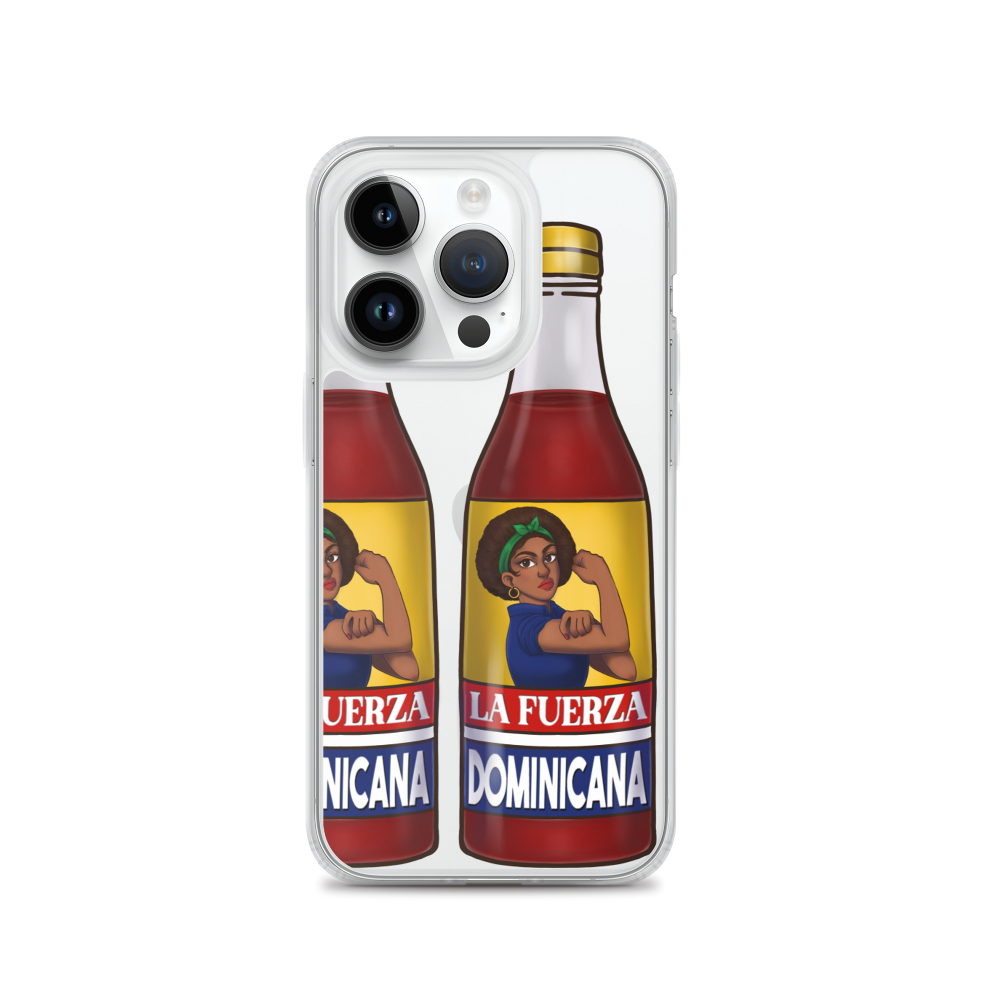 La Fuerza Dominicana iPhone Case  - 2020 - DominicanGirlfriend.com - Frases Dominicanas - República Dominicana Lifestyle Graphic T-Shirts Streetwear & Accessories - New York - Bronx - Washington Heights - Miami - Florida - Boca Chica - USA - Dominican Clothing