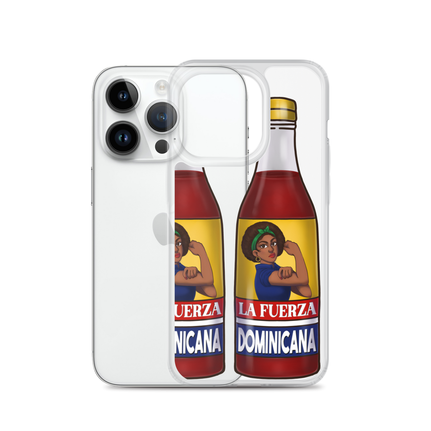 La Fuerza Dominicana iPhone Case  - 2020 - DominicanGirlfriend.com - Frases Dominicanas - República Dominicana Lifestyle Graphic T-Shirts Streetwear & Accessories - New York - Bronx - Washington Heights - Miami - Florida - Boca Chica - USA - Dominican Clothing