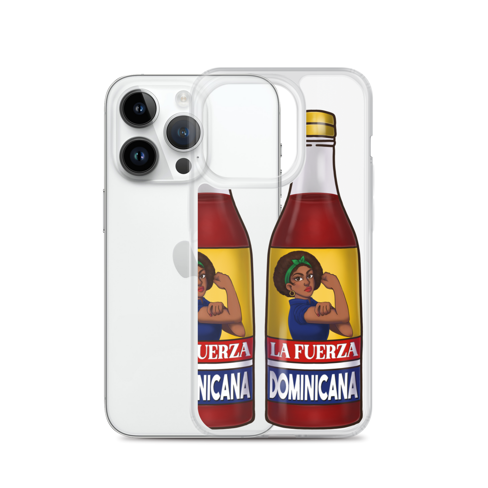 La Fuerza Dominicana iPhone Case  - 2020 - DominicanGirlfriend.com - Frases Dominicanas - República Dominicana Lifestyle Graphic T-Shirts Streetwear & Accessories - New York - Bronx - Washington Heights - Miami - Florida - Boca Chica - USA - Dominican Clothing