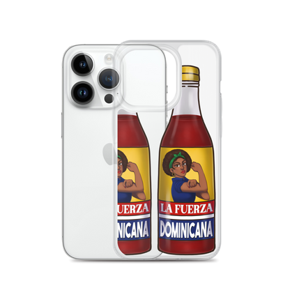 La Fuerza Dominicana iPhone Case  - 2020 - DominicanGirlfriend.com - Frases Dominicanas - República Dominicana Lifestyle Graphic T-Shirts Streetwear & Accessories - New York - Bronx - Washington Heights - Miami - Florida - Boca Chica - USA - Dominican Clothing