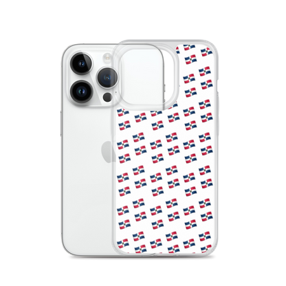 All-Over Emoji República Dominicana Flag iPhone Case  - 2020 - DominicanGirlfriend.com - Frases Dominicanas - República Dominicana Lifestyle Graphic T-Shirts Streetwear & Accessories - New York - Bronx - Washington Heights - Miami - Florida - Boca Chica - USA - Dominican Clothing