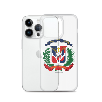 Escudo de la República Dominicana iPhone Case  - 2020 - DominicanGirlfriend.com - Frases Dominicanas - República Dominicana Lifestyle Graphic T-Shirts Streetwear & Accessories - New York - Bronx - Washington Heights - Miami - Florida - Boca Chica - USA - Dominican Clothing