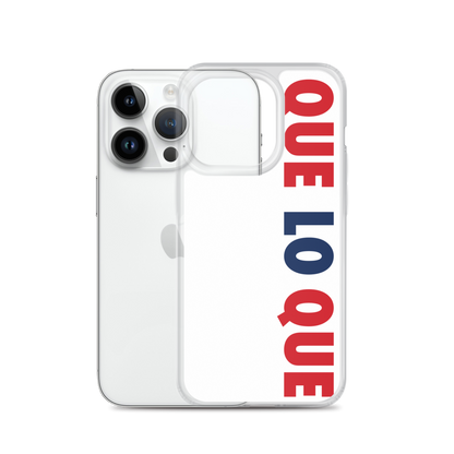Que Lo Que Dominican iPhone Case  - 2020 - DominicanGirlfriend.com - Frases Dominicanas - República Dominicana Lifestyle Graphic T-Shirts Streetwear & Accessories - New York - Bronx - Washington Heights - Miami - Florida - Boca Chica - USA - Dominican Clothing