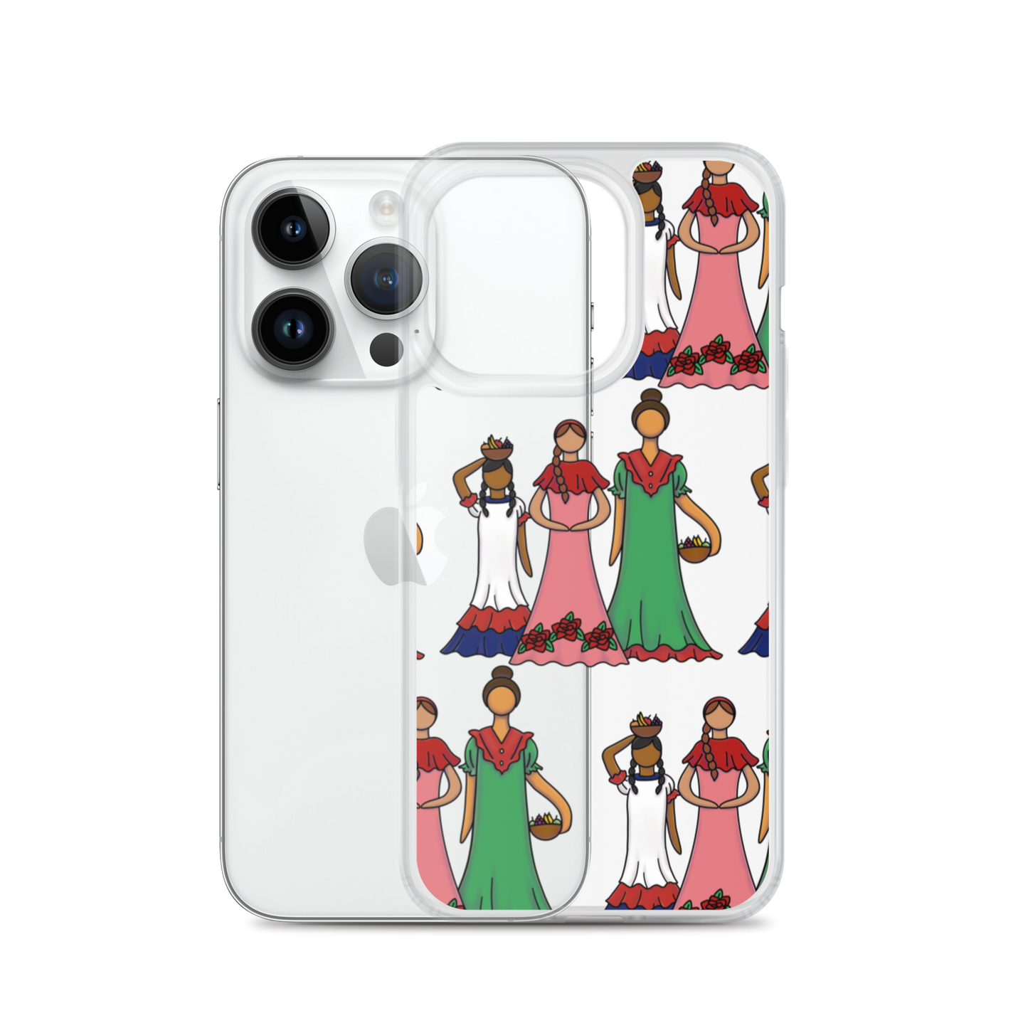 Dominican Faceless Dolls iPhone Case  - 2020 - DominicanGirlfriend.com - Frases Dominicanas - República Dominicana Lifestyle Graphic T-Shirts Streetwear & Accessories - New York - Bronx - Washington Heights - Miami - Florida - Boca Chica - USA - Dominican Clothing