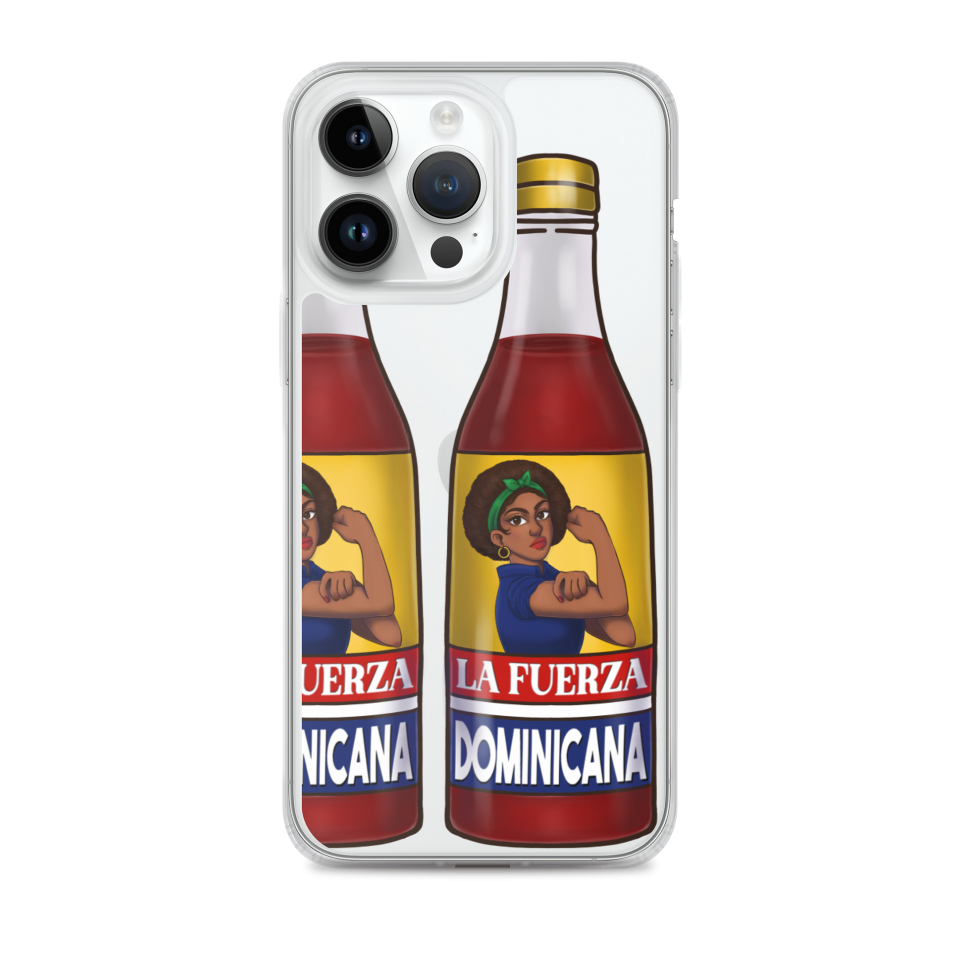La Fuerza Dominicana iPhone Case  - 2020 - DominicanGirlfriend.com - Frases Dominicanas - República Dominicana Lifestyle Graphic T-Shirts Streetwear & Accessories - New York - Bronx - Washington Heights - Miami - Florida - Boca Chica - USA - Dominican Clothing
