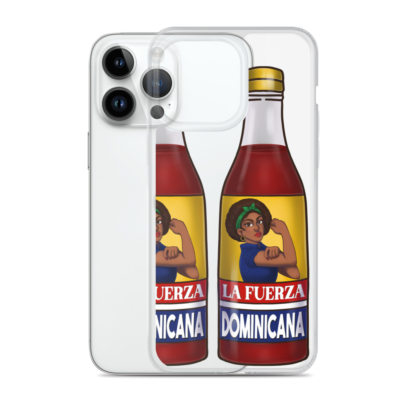 La Fuerza Dominicana iPhone Case  - 2020 - DominicanGirlfriend.com - Frases Dominicanas - República Dominicana Lifestyle Graphic T-Shirts Streetwear & Accessories - New York - Bronx - Washington Heights - Miami - Florida - Boca Chica - USA - Dominican Clothing