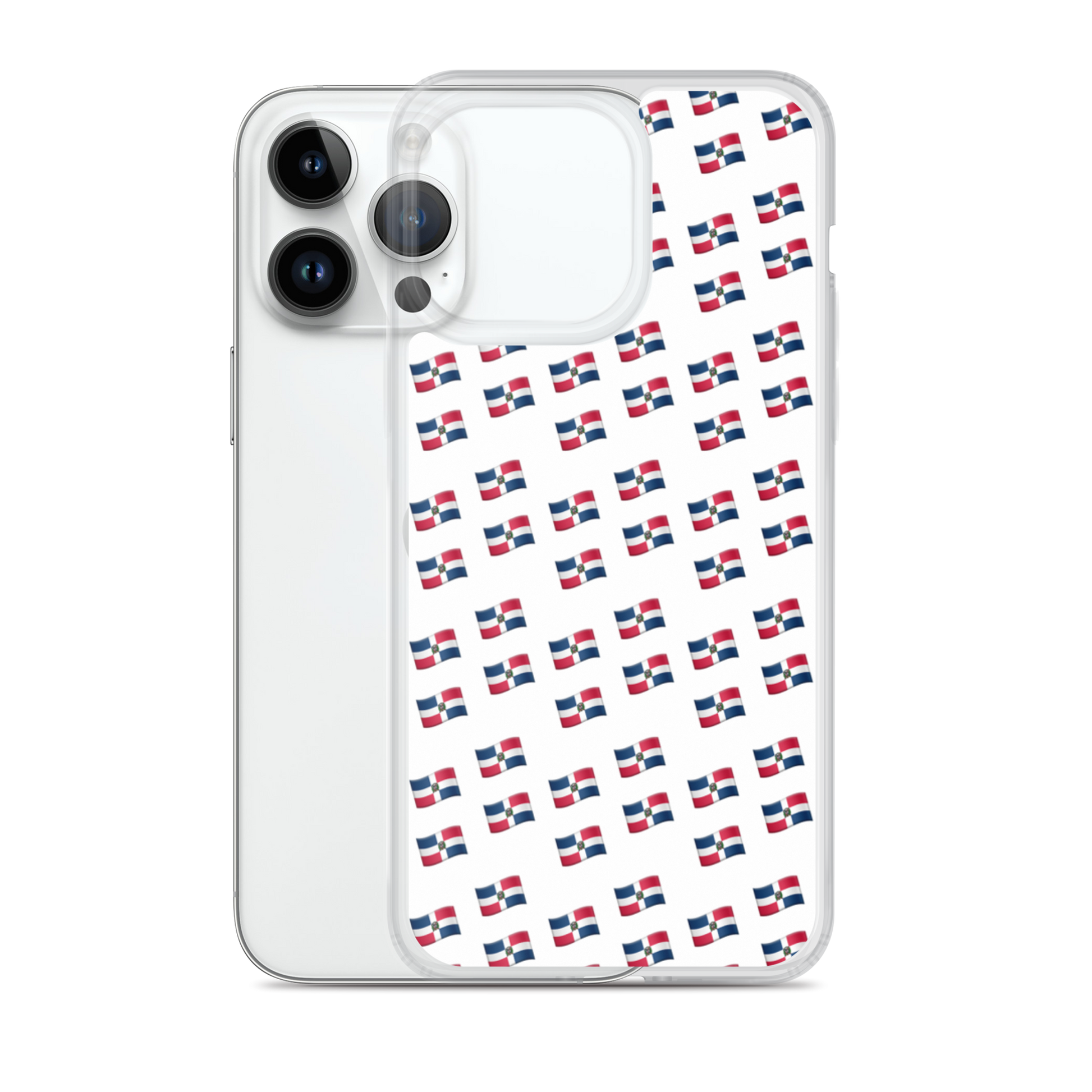 All-Over Emoji República Dominicana Flag iPhone Case  - 2020 - DominicanGirlfriend.com - Frases Dominicanas - República Dominicana Lifestyle Graphic T-Shirts Streetwear & Accessories - New York - Bronx - Washington Heights - Miami - Florida - Boca Chica - USA - Dominican Clothing