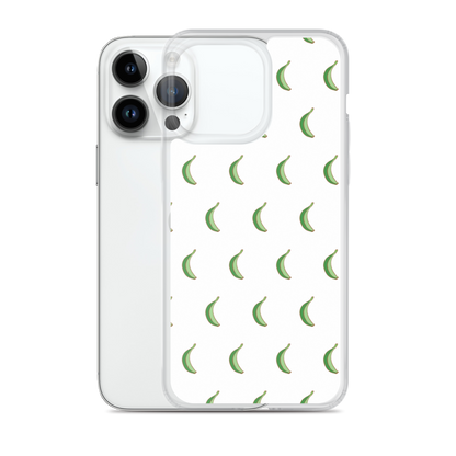 Platano All-Over Dominican iPhone Case (White)  - 2020 - DominicanGirlfriend.com - Frases Dominicanas - República Dominicana Lifestyle Graphic T-Shirts Streetwear & Accessories - New York - Bronx - Washington Heights - Miami - Florida - Boca Chica - USA - Dominican Clothing