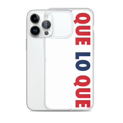 Que Lo Que Dominican iPhone Case  - 2020 - DominicanGirlfriend.com - Frases Dominicanas - República Dominicana Lifestyle Graphic T-Shirts Streetwear & Accessories - New York - Bronx - Washington Heights - Miami - Florida - Boca Chica - USA - Dominican Clothing