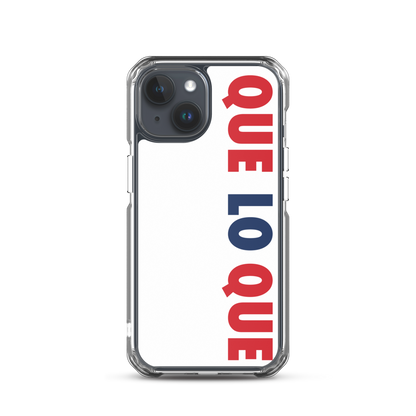 Que Lo Que Dominican iPhone Case  - 2020 - DominicanGirlfriend.com - Frases Dominicanas - República Dominicana Lifestyle Graphic T-Shirts Streetwear & Accessories - New York - Bronx - Washington Heights - Miami - Florida - Boca Chica - USA - Dominican Clothing
