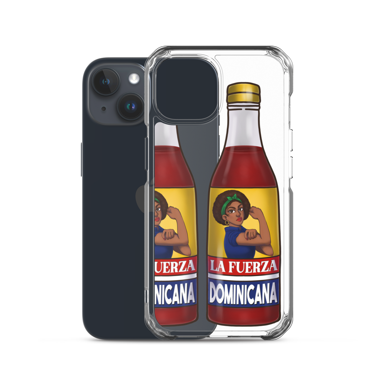 La Fuerza Dominicana iPhone Case  - 2020 - DominicanGirlfriend.com - Frases Dominicanas - República Dominicana Lifestyle Graphic T-Shirts Streetwear & Accessories - New York - Bronx - Washington Heights - Miami - Florida - Boca Chica - USA - Dominican Clothing