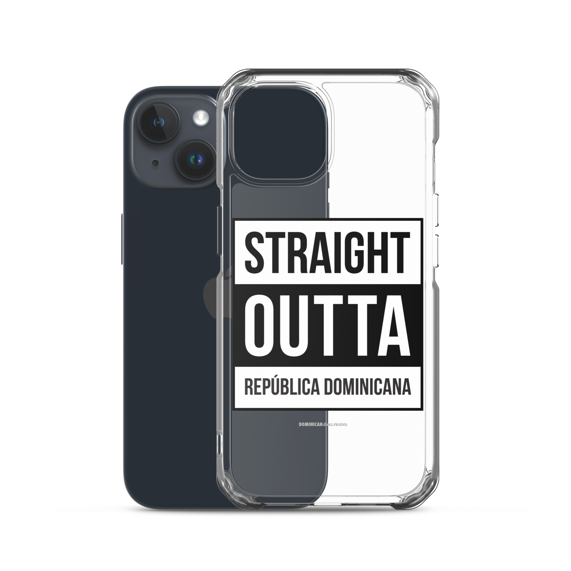 Straight Outta República Dominicana iPhone Case  - 2020 - DominicanGirlfriend.com - Frases Dominicanas - República Dominicana Lifestyle Graphic T-Shirts Streetwear & Accessories - New York - Bronx - Washington Heights - Miami - Florida - Boca Chica - USA - Dominican Clothing