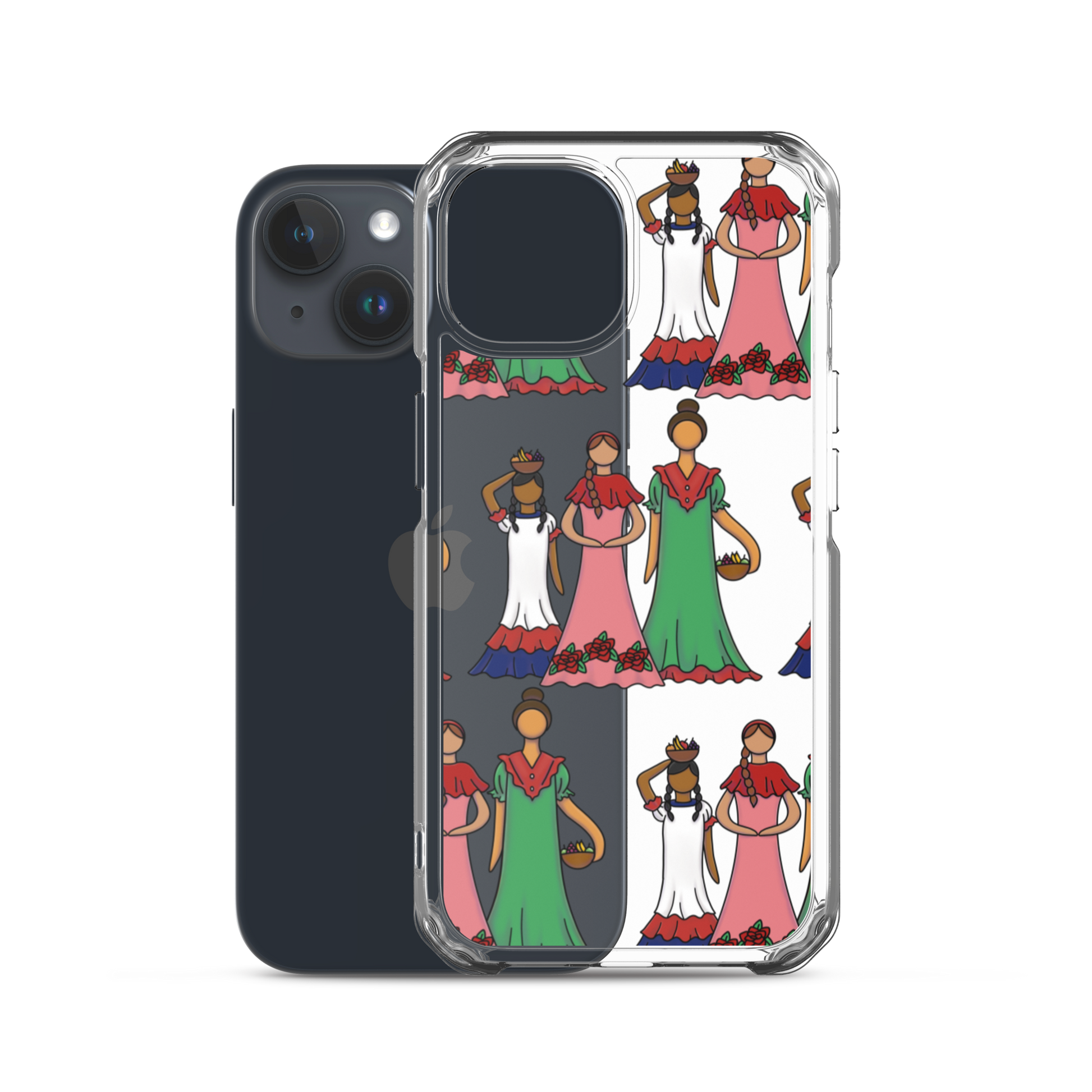 Dominican Faceless Dolls iPhone Case  - 2020 - DominicanGirlfriend.com - Frases Dominicanas - República Dominicana Lifestyle Graphic T-Shirts Streetwear & Accessories - New York - Bronx - Washington Heights - Miami - Florida - Boca Chica - USA - Dominican Clothing
