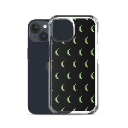 Platano All-Over Dominican iPhone Case (Black)  - 2020 - DominicanGirlfriend.com - Frases Dominicanas - República Dominicana Lifestyle Graphic T-Shirts Streetwear & Accessories - New York - Bronx - Washington Heights - Miami - Florida - Boca Chica - USA - Dominican Clothing