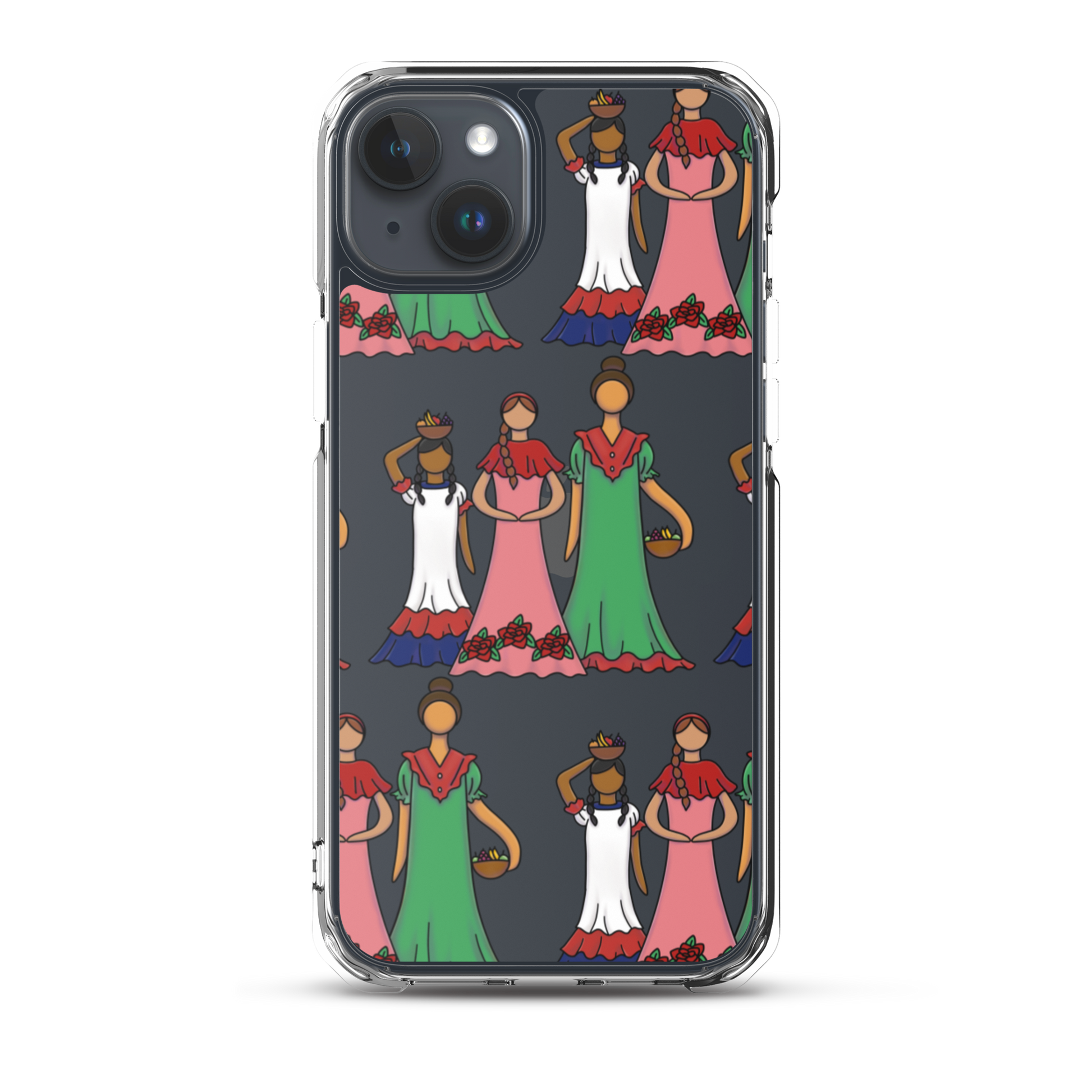 Dominican Faceless Dolls iPhone Case  - 2020 - DominicanGirlfriend.com - Frases Dominicanas - República Dominicana Lifestyle Graphic T-Shirts Streetwear & Accessories - New York - Bronx - Washington Heights - Miami - Florida - Boca Chica - USA - Dominican Clothing