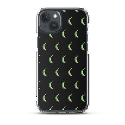 Platano All-Over Dominican iPhone Case (Black)  - 2020 - DominicanGirlfriend.com - Frases Dominicanas - República Dominicana Lifestyle Graphic T-Shirts Streetwear & Accessories - New York - Bronx - Washington Heights - Miami - Florida - Boca Chica - USA - Dominican Clothing