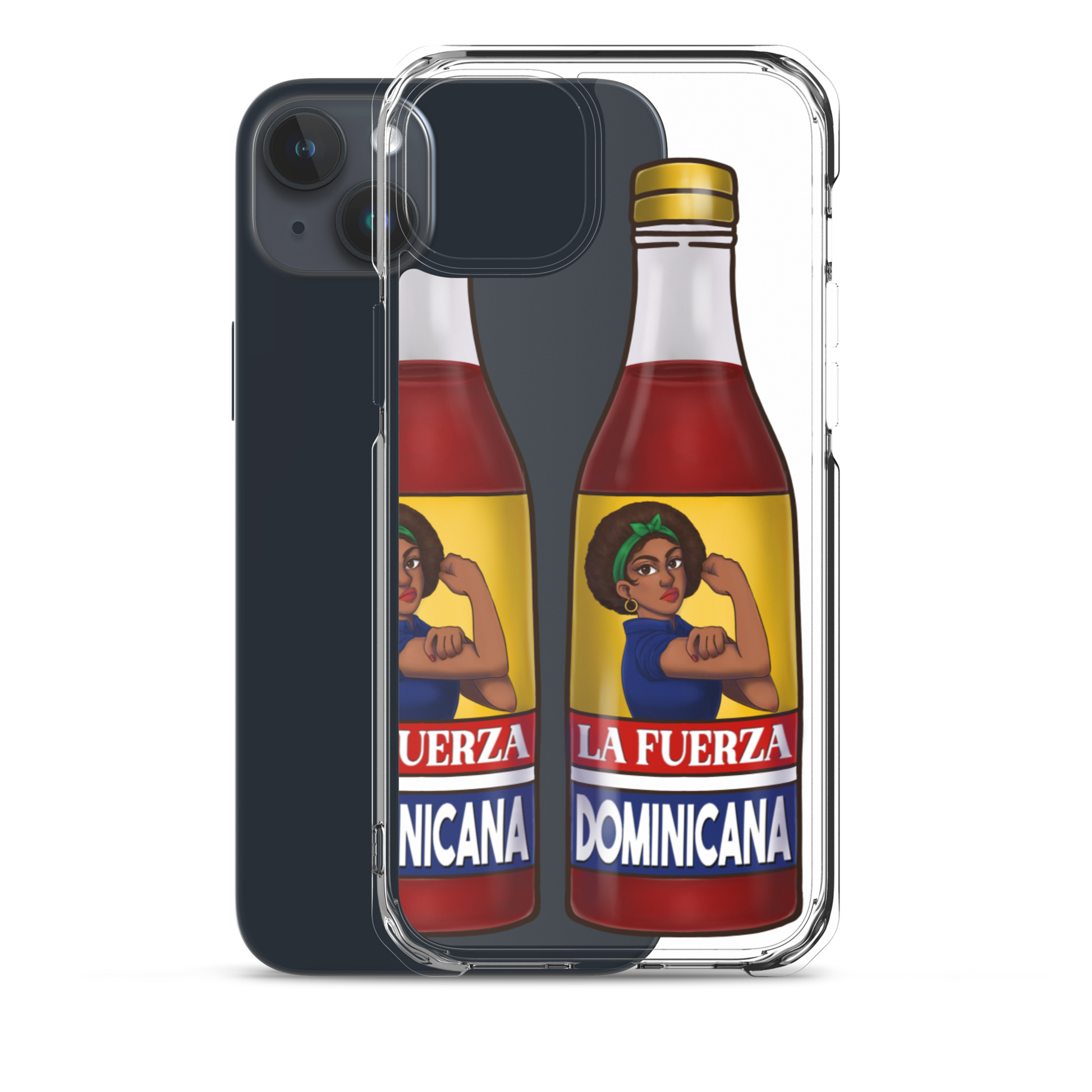 La Fuerza Dominicana iPhone Case  - 2020 - DominicanGirlfriend.com - Frases Dominicanas - República Dominicana Lifestyle Graphic T-Shirts Streetwear & Accessories - New York - Bronx - Washington Heights - Miami - Florida - Boca Chica - USA - Dominican Clothing